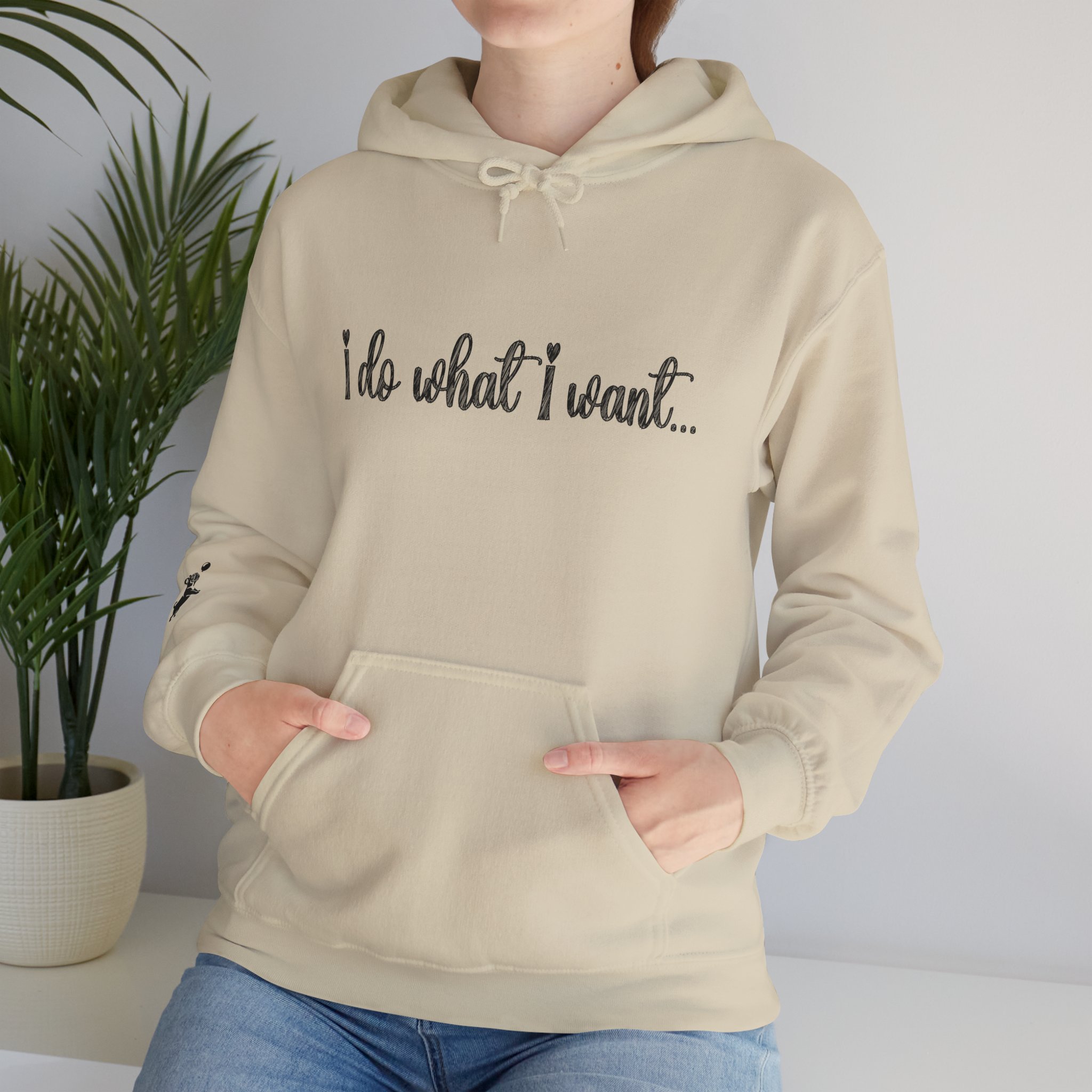 I Do What I Want + Naps, Frenchie Style ("Tan") | Comfy Hoodie - Image 7
