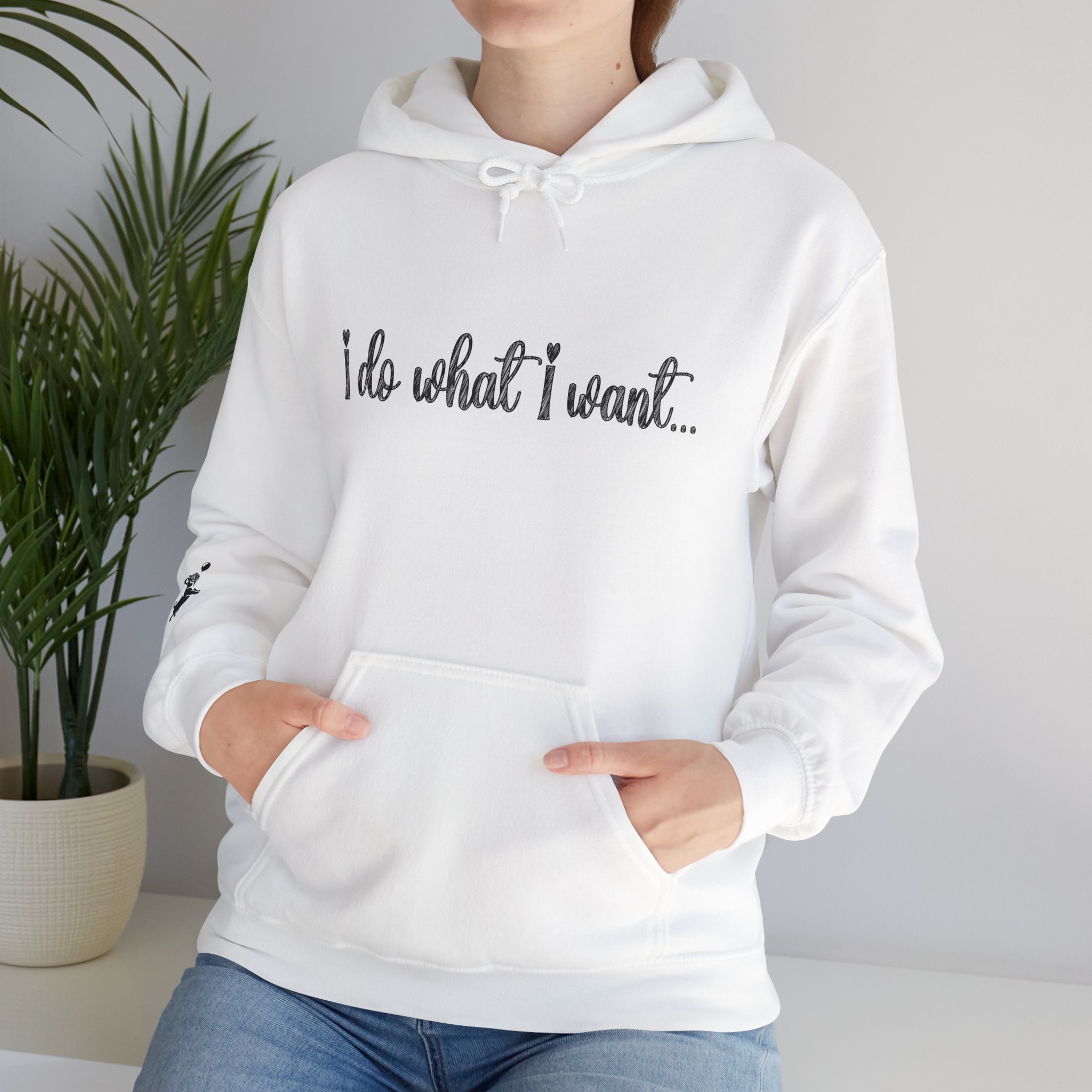 I Do What I Want + Naps, Frenchie Style ("Tan") | Comfy Hoodie - Image 3