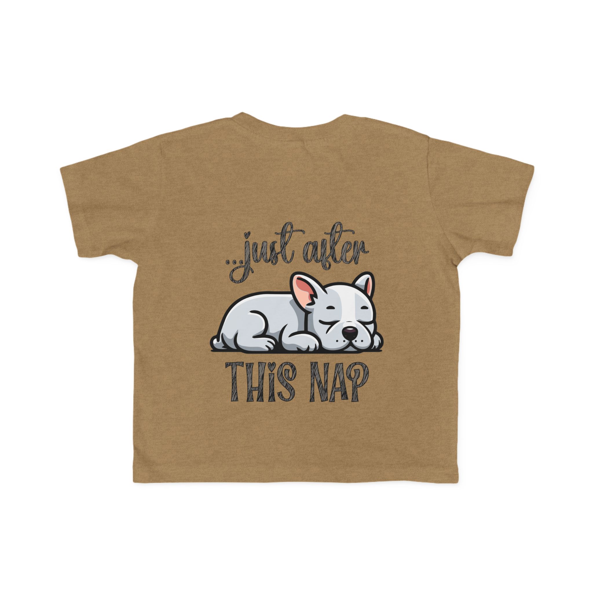 Toddler's I Do What I Want + Naps, Frenchie Style ("Blue") | Cotton Tee - Image 17