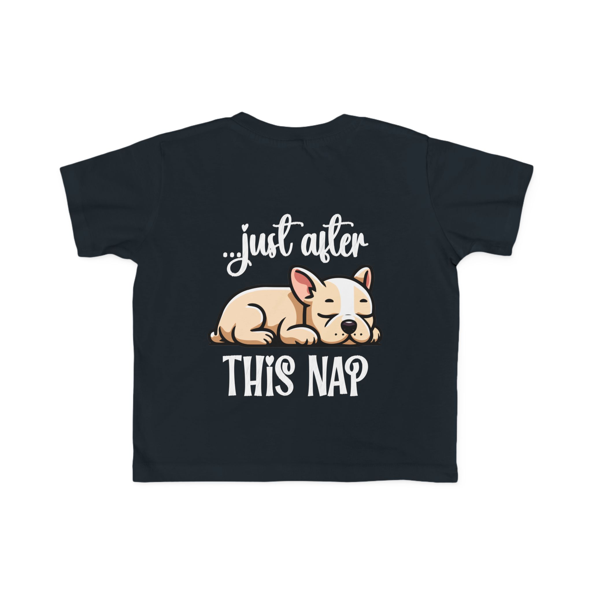 Toddler's I Do What I Want + Naps, Frenchie Style ("Tan") | Cotton Tee - Image 23