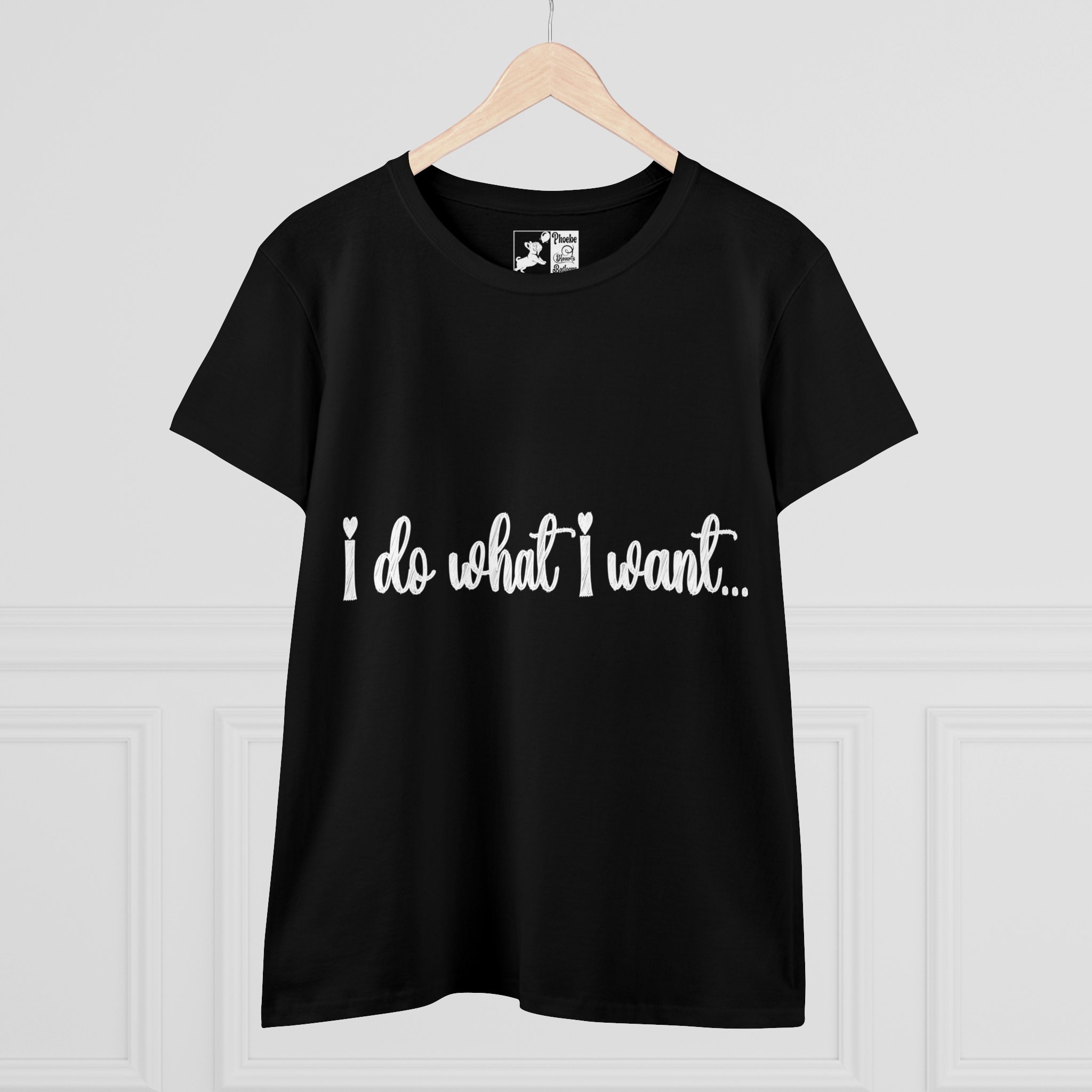 I Do What I Want + Naps, Frenchie Style ("Blue") | Cotton Tee - Image 12