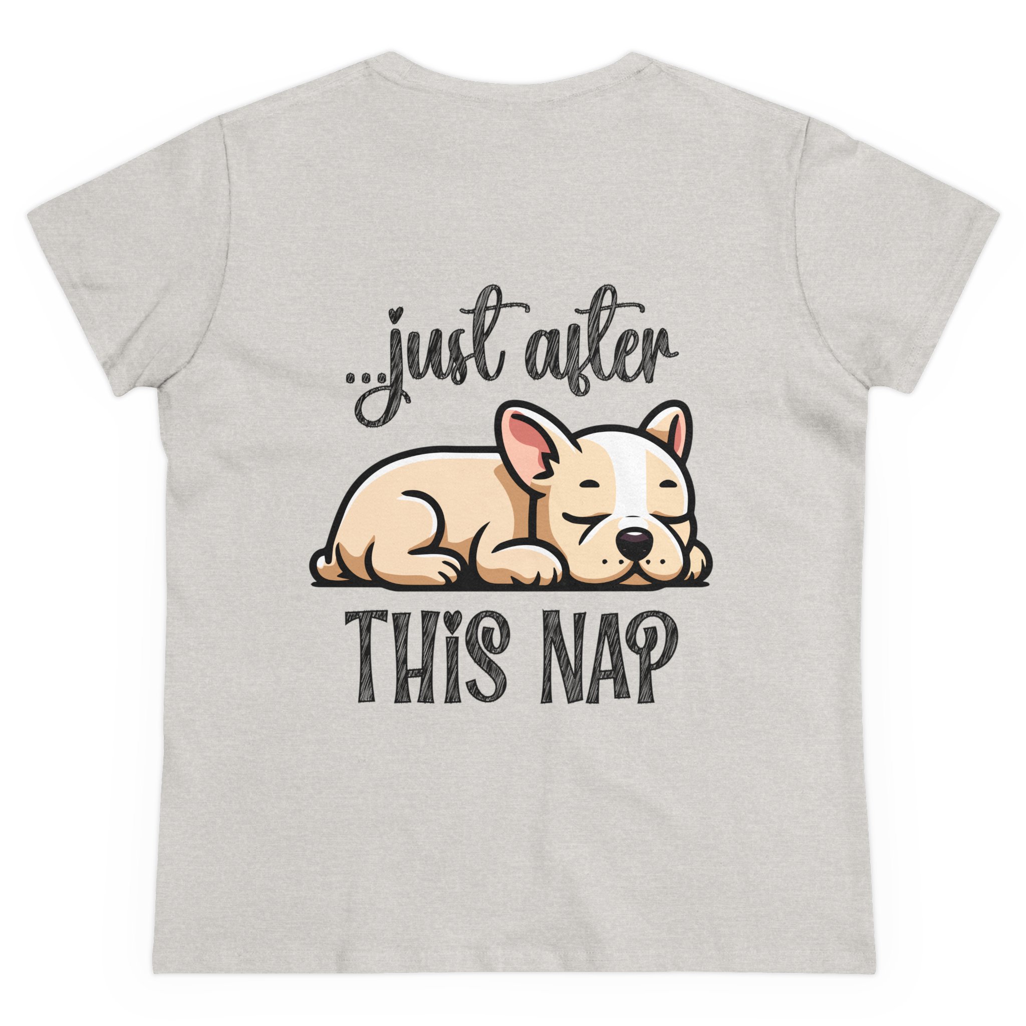 I Do What I Want + Naps, Frenchie Style ("Tan") | Cotton Tee - Image 18