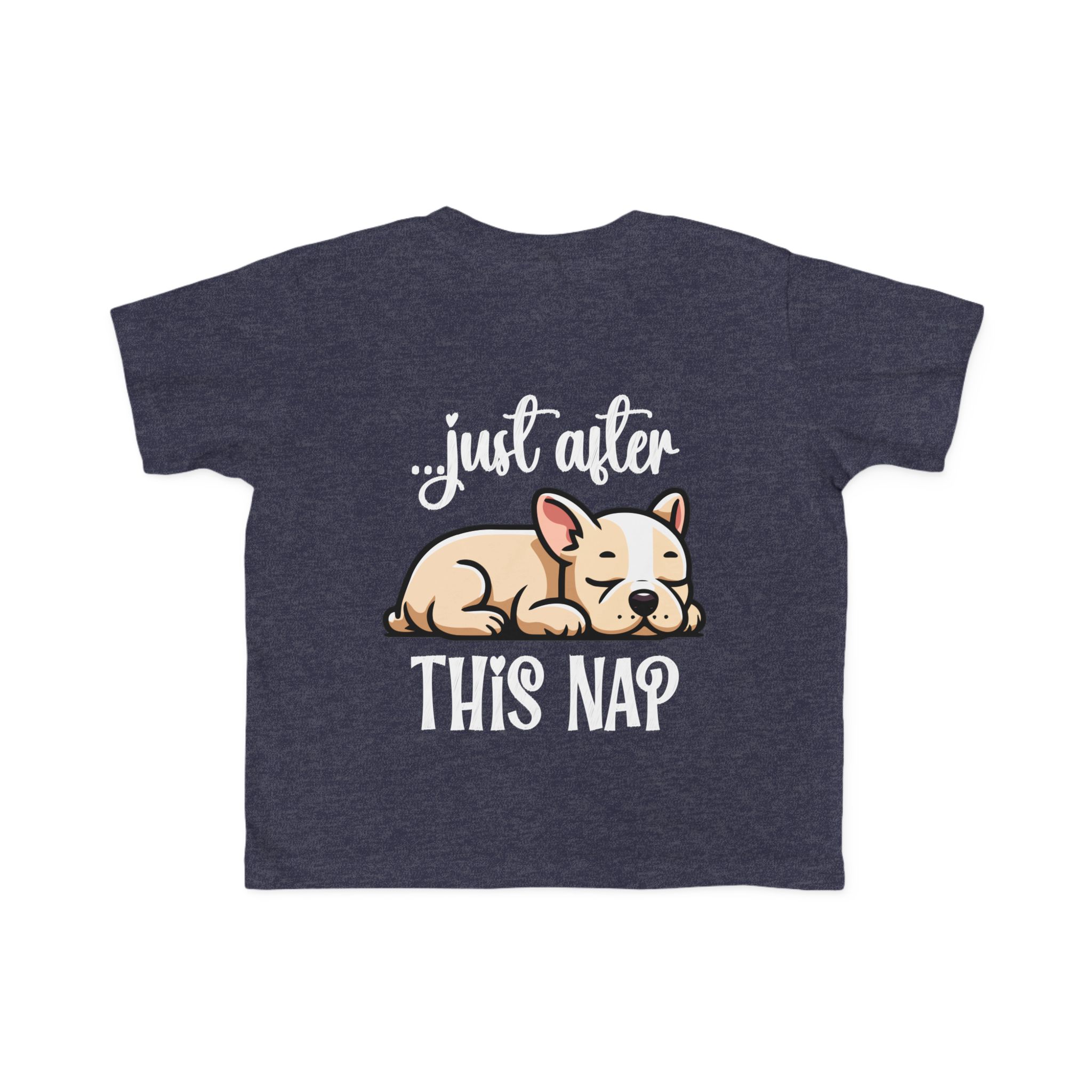 Toddler's I Do What I Want + Naps, Frenchie Style ("Tan") | Cotton Tee - Image 20