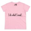 I Do What I Want + Naps, Frenchie Style ("Blue") | Cotton Tee - Image 4
