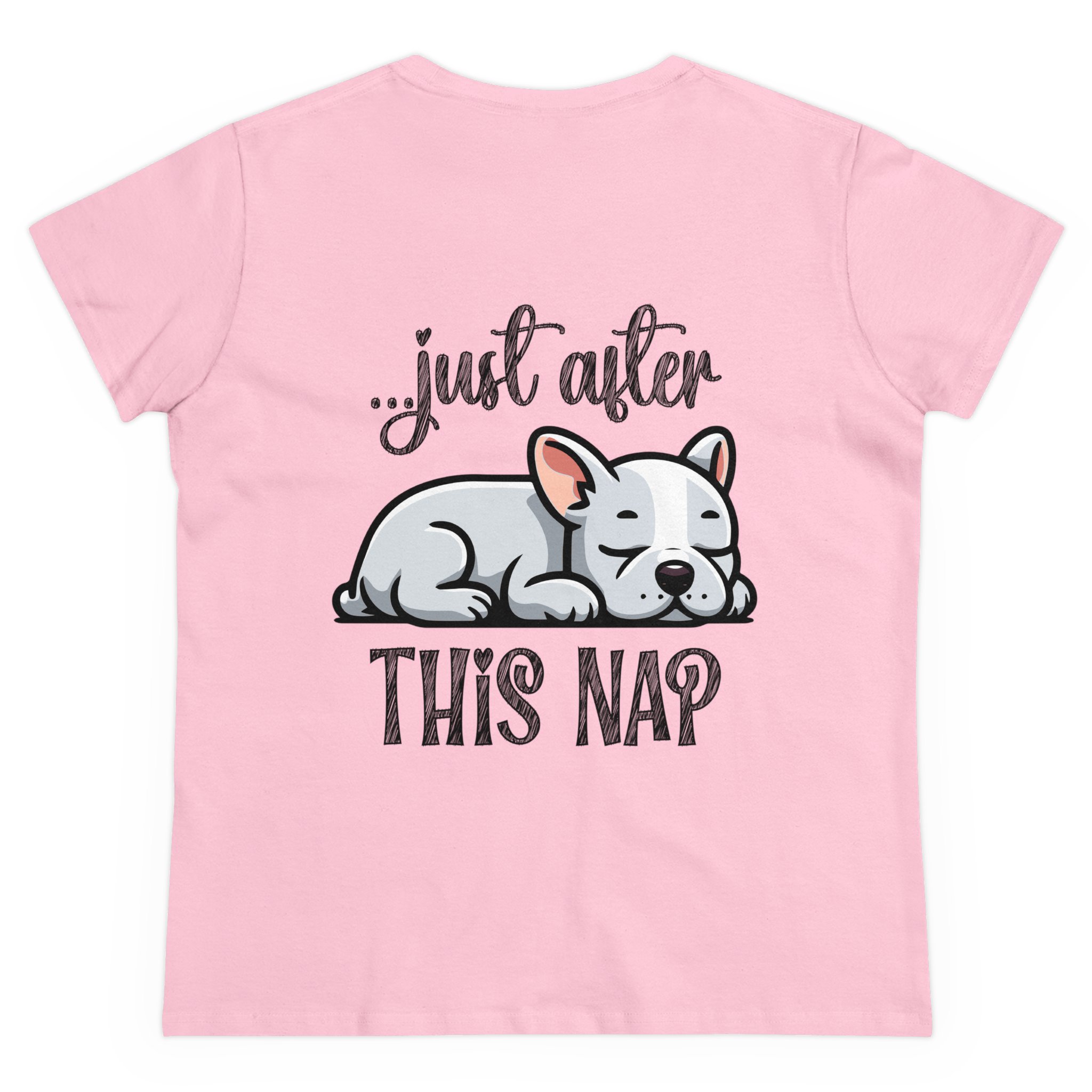 I Do What I Want + Naps, Frenchie Style ("Blue") | Cotton Tee - Image 5