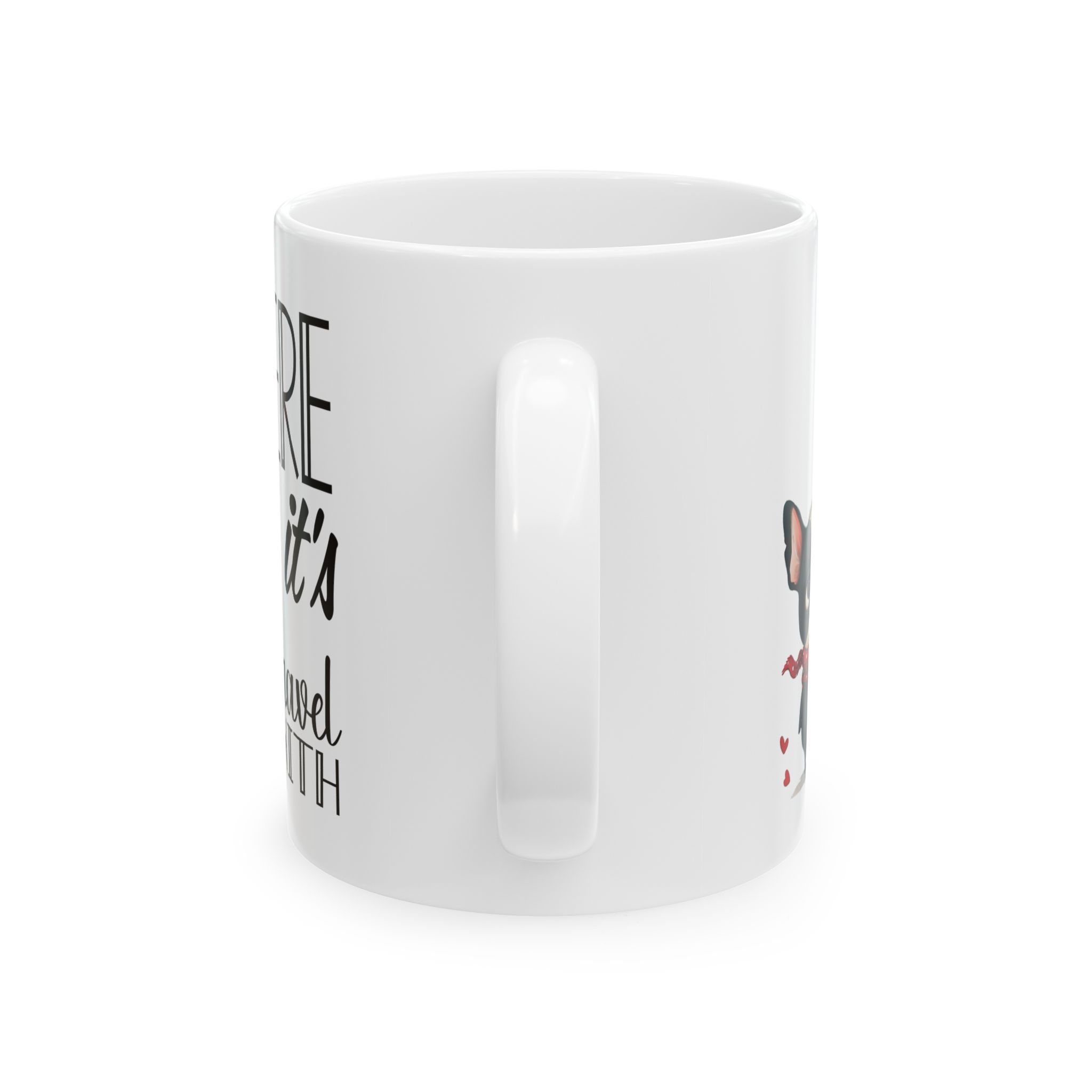 Valentine's "It's Not Where You Go; It's Who You Travel With" | Ceramic Mug (11oz, 15oz) - Image 2