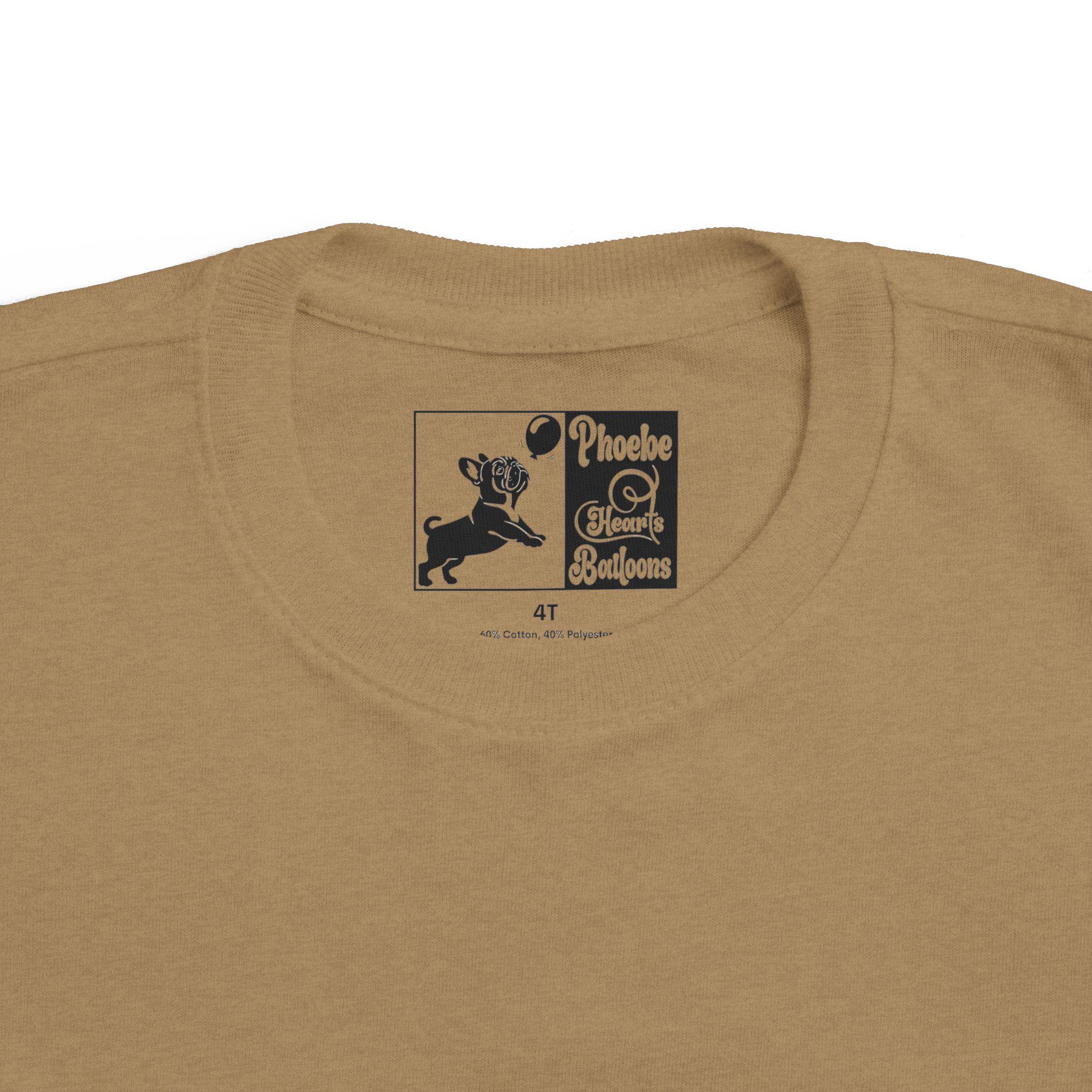 Toddler's I Do What I Want + Naps, Frenchie Style ("Tan") | Cotton Tee - Image 30