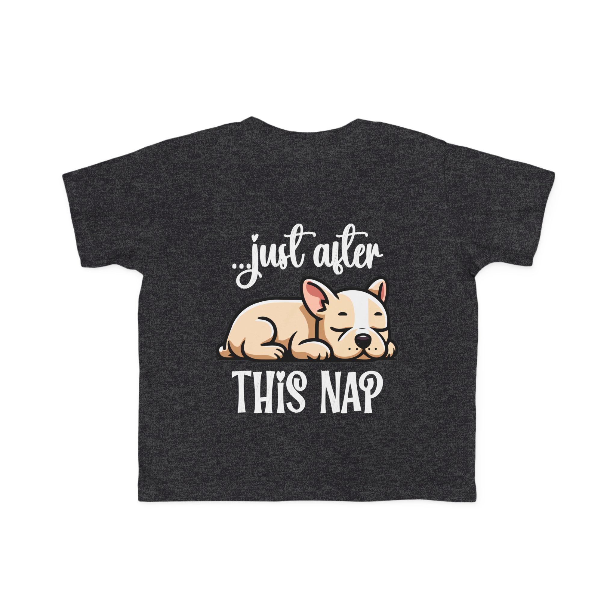 Toddler's I Do What I Want + Naps, Frenchie Style ("Tan") | Cotton Tee - Image 17