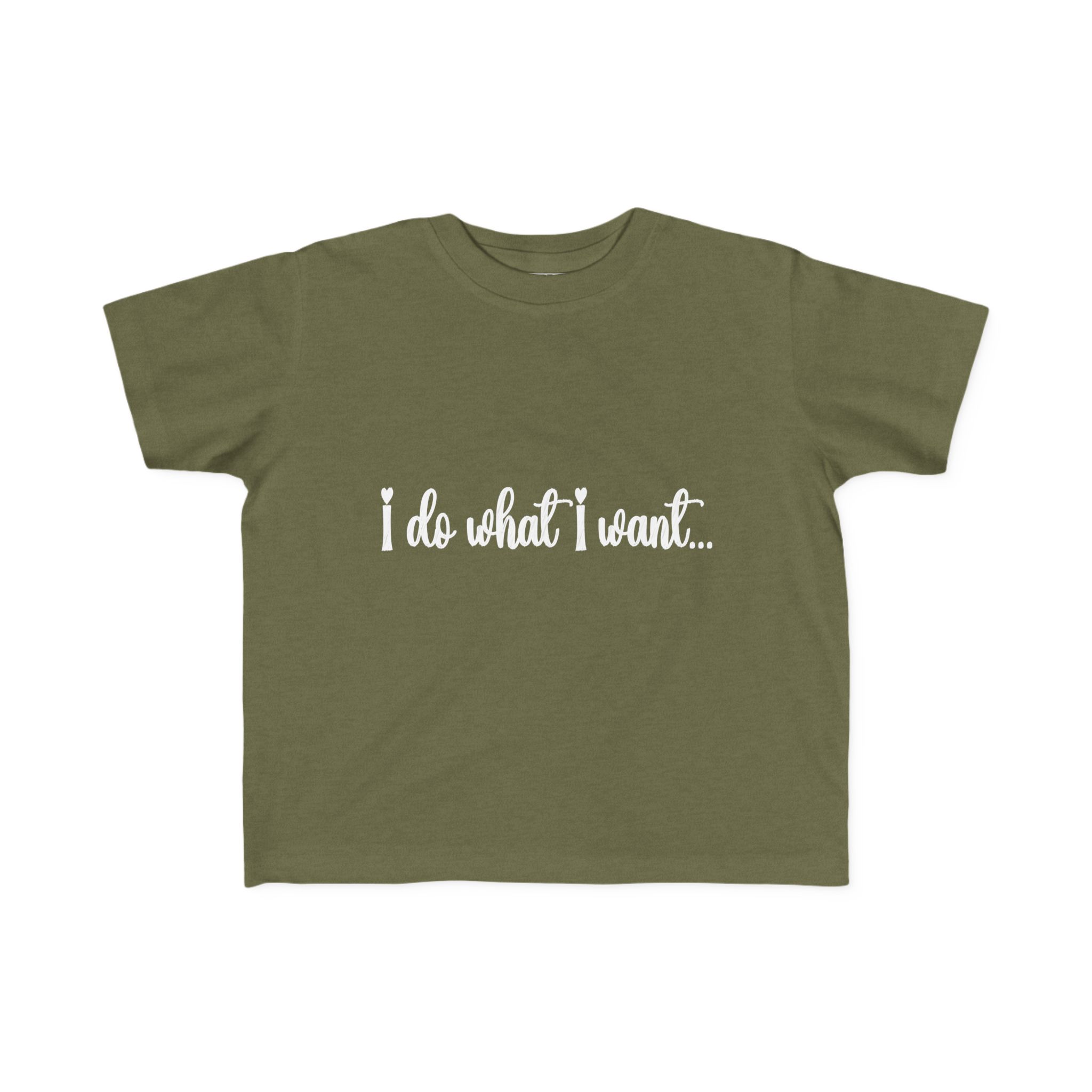 Toddler's I Do What I Want + Naps, Frenchie Style ("Tan") | Cotton Tee - Image 31