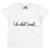 I Do What I Want + Naps, Frenchie Style ("Blue") | Cotton Tee - Image 2