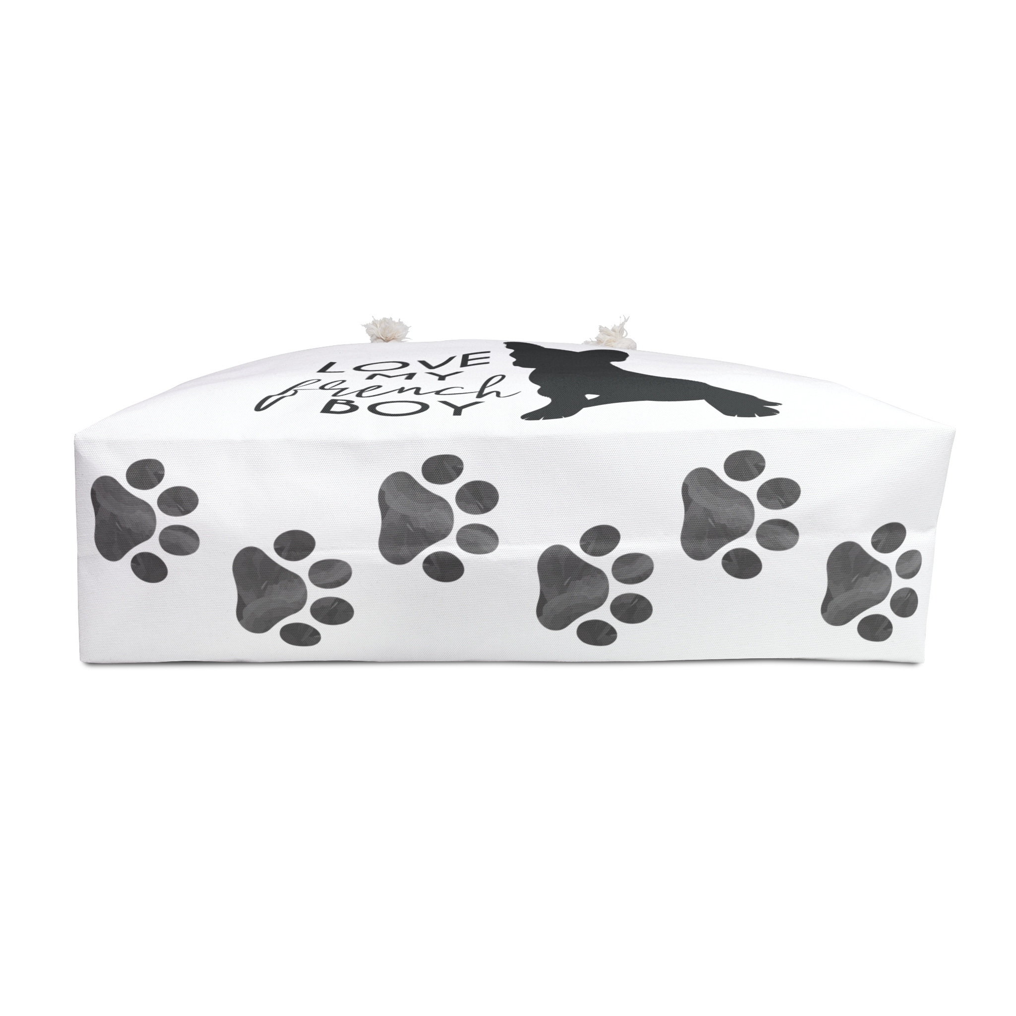 I Love My French(ie) Boy + Paws Travel Tote | Weekender Bag - Image 2