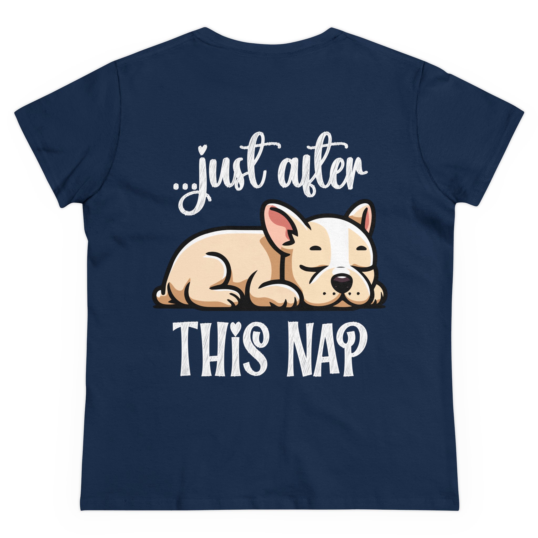 I Do What I Want + Naps, Frenchie Style ("Tan") | Cotton Tee - Image 10