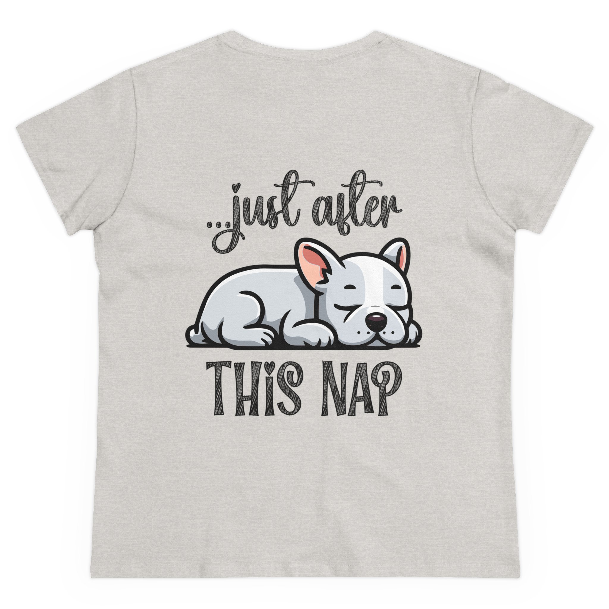 I Do What I Want + Naps, Frenchie Style ("Blue") | Cotton Tee - Image 8