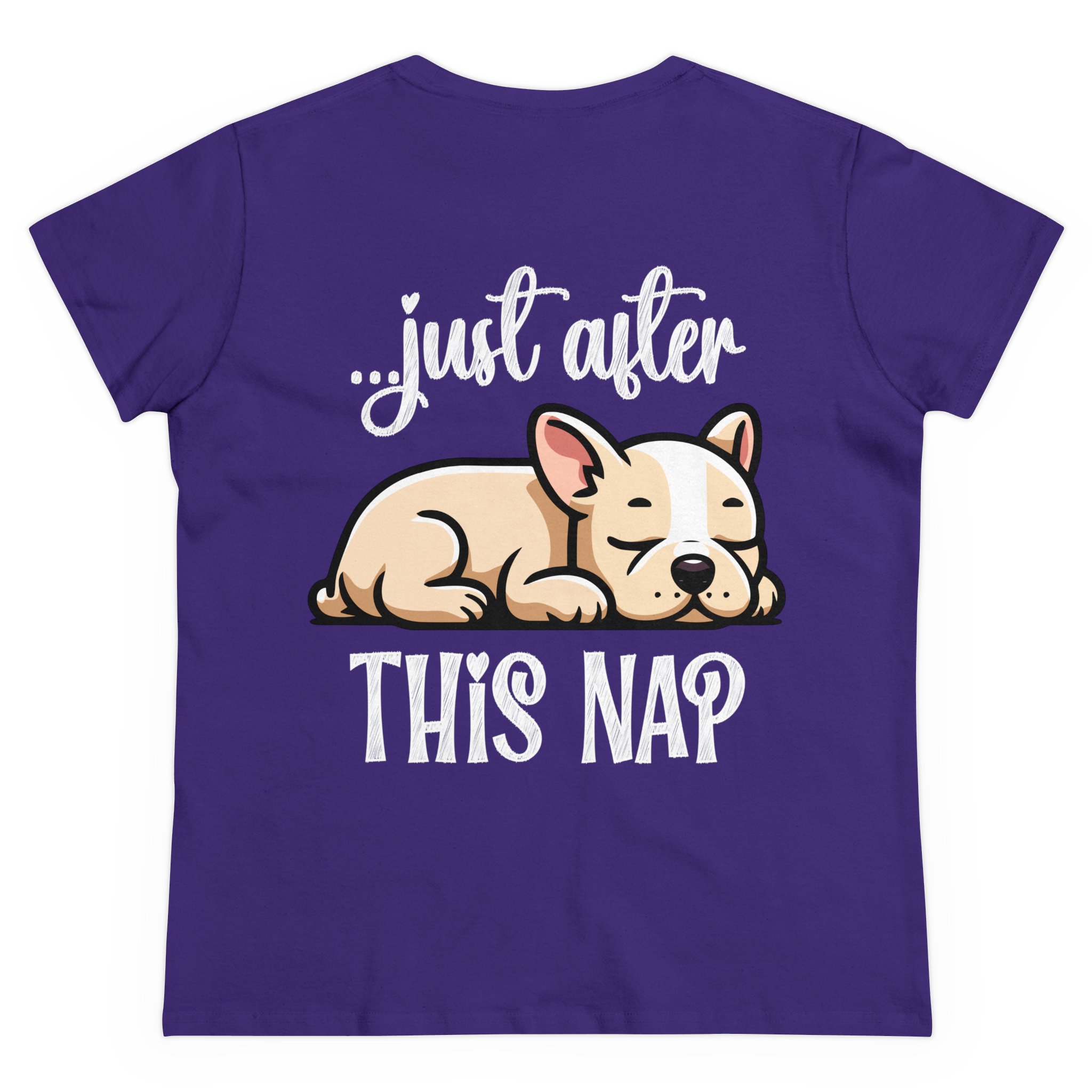 I Do What I Want + Naps, Frenchie Style ("Tan") | Cotton Tee - Image 14