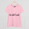 I Do What I Want + Naps, Frenchie Style ("Blue") | Cotton Tee - Image 6