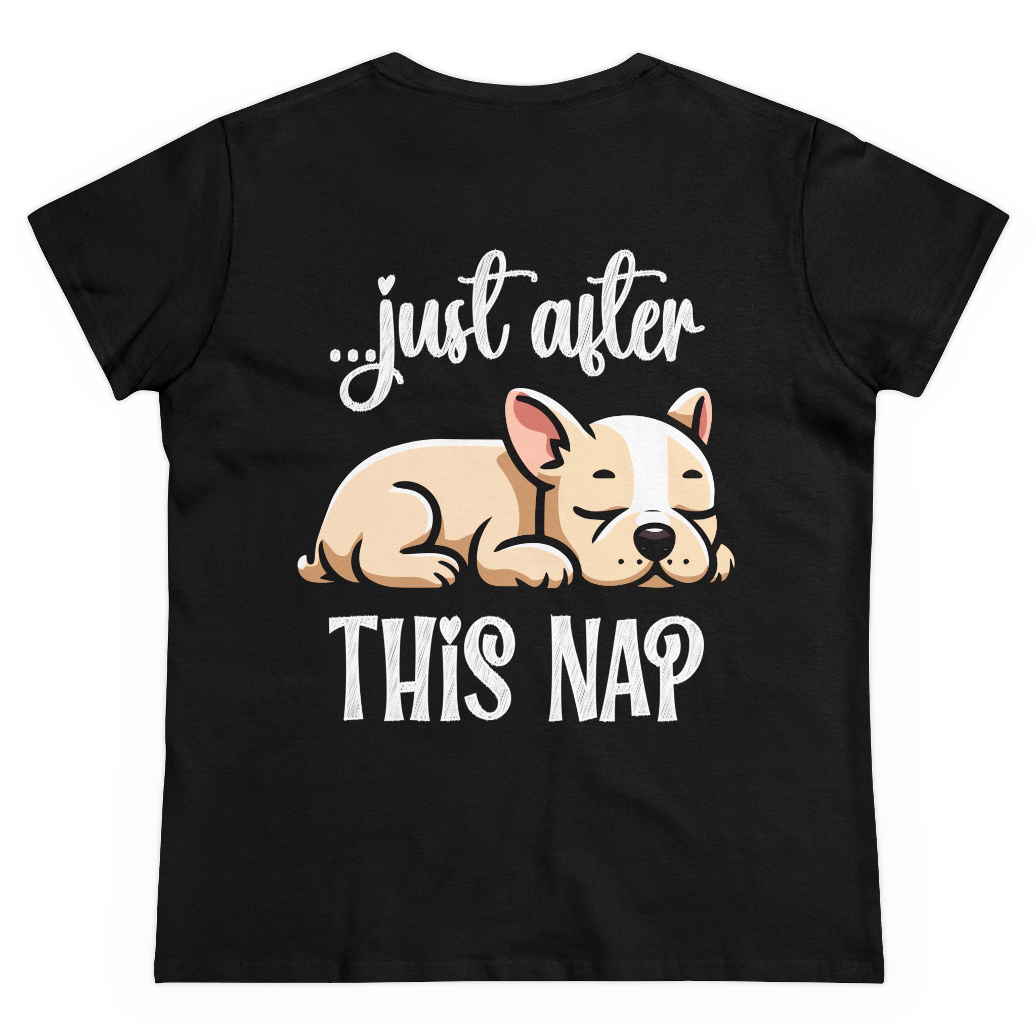 I Do What I Want + Naps, Frenchie Style ("Tan") | Cotton Tee - Image 6