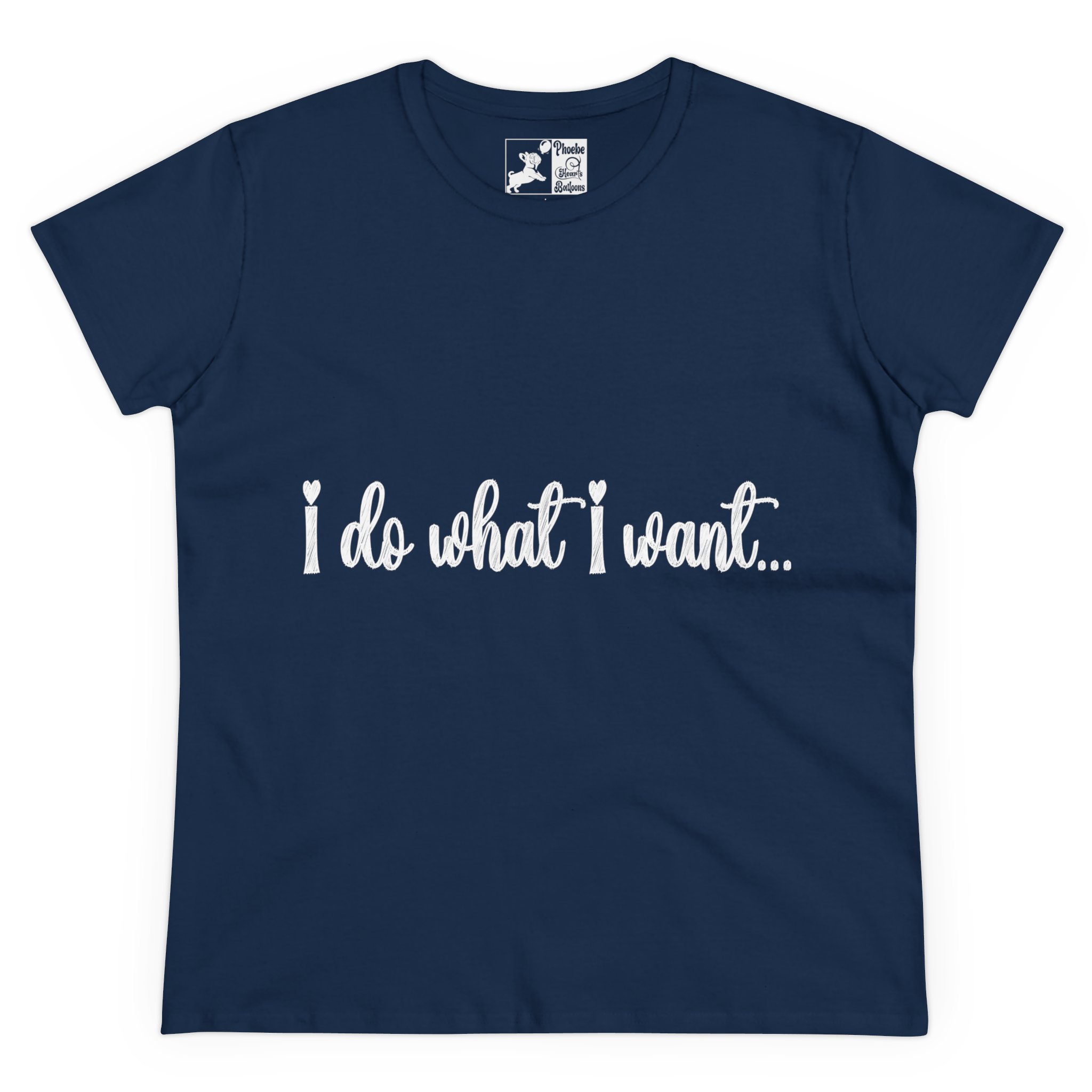 I Do What I Want + Naps, Frenchie Style ("Blue") | Cotton Tee - Image 13